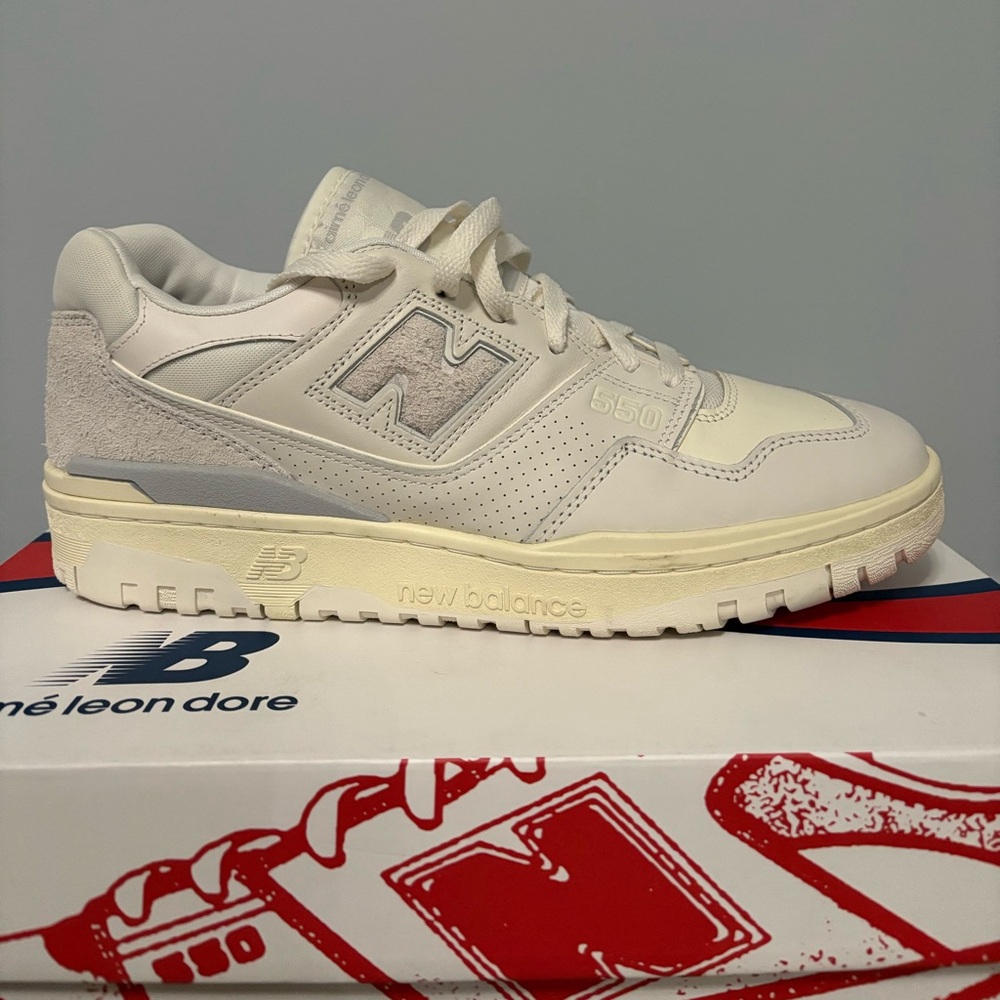 New Balance 550 Aime Leon Dore White Leather